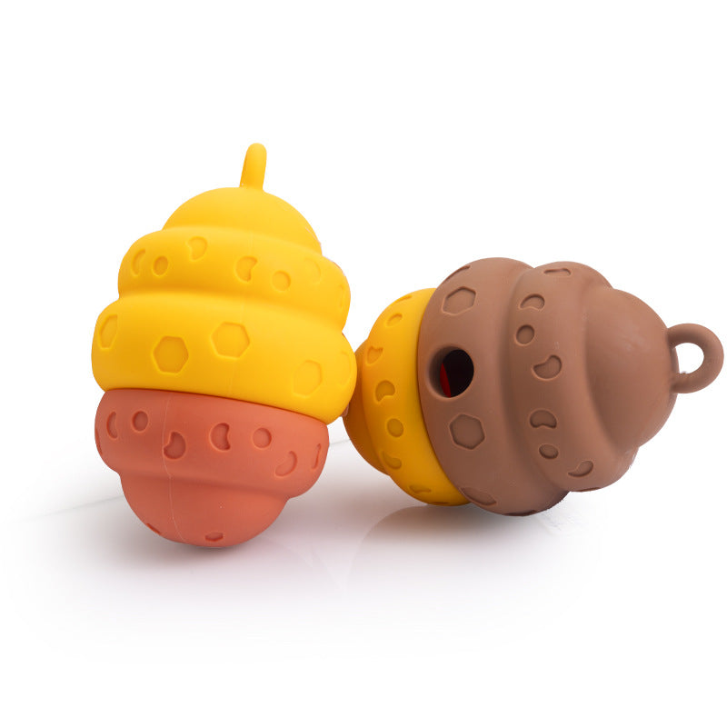 Beehive Honeycomb Slow Feeder Dog Toy .