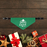 Santa's Little Helper Holiday Dog Bandana Collar . S