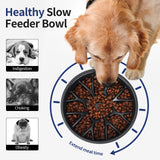 Tire Shape Slow Feeder Dog Food Bowl