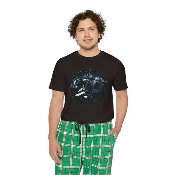 Starry Slumber - Boston Terrier Men's Short Sleeve Pajama Set