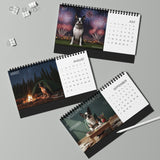 Boston Terrier World 2026 Desktop Calendar