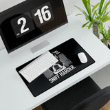 Work Hard Sniff Harder Desk Mat - Bulldog Desk Pad, Office Decor, Pet Lover Gift, Fun Workspace Accessory, Gamers' Mouse Pad