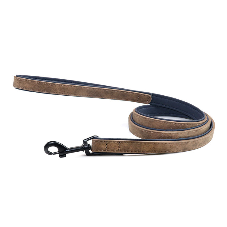 Leather Dog Leash Pull-resistant