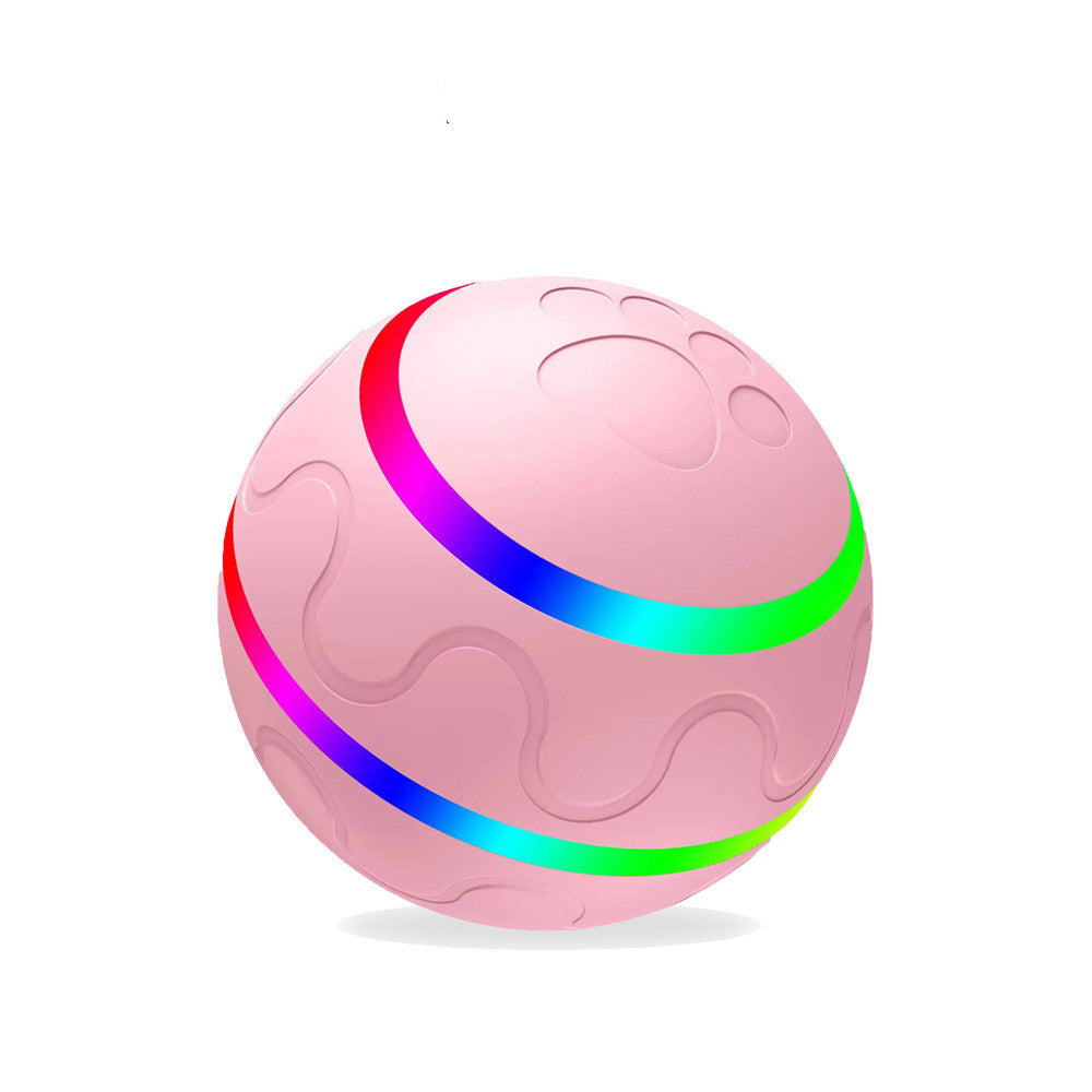 Interactive Dog Toy Wicked Ball Self Moving Intelligent Ball USB