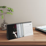 2026 Personalized Desk Calendar with Your Dog's Photos .