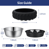 Tire Shape Slow Feeder Dog Food Bowl