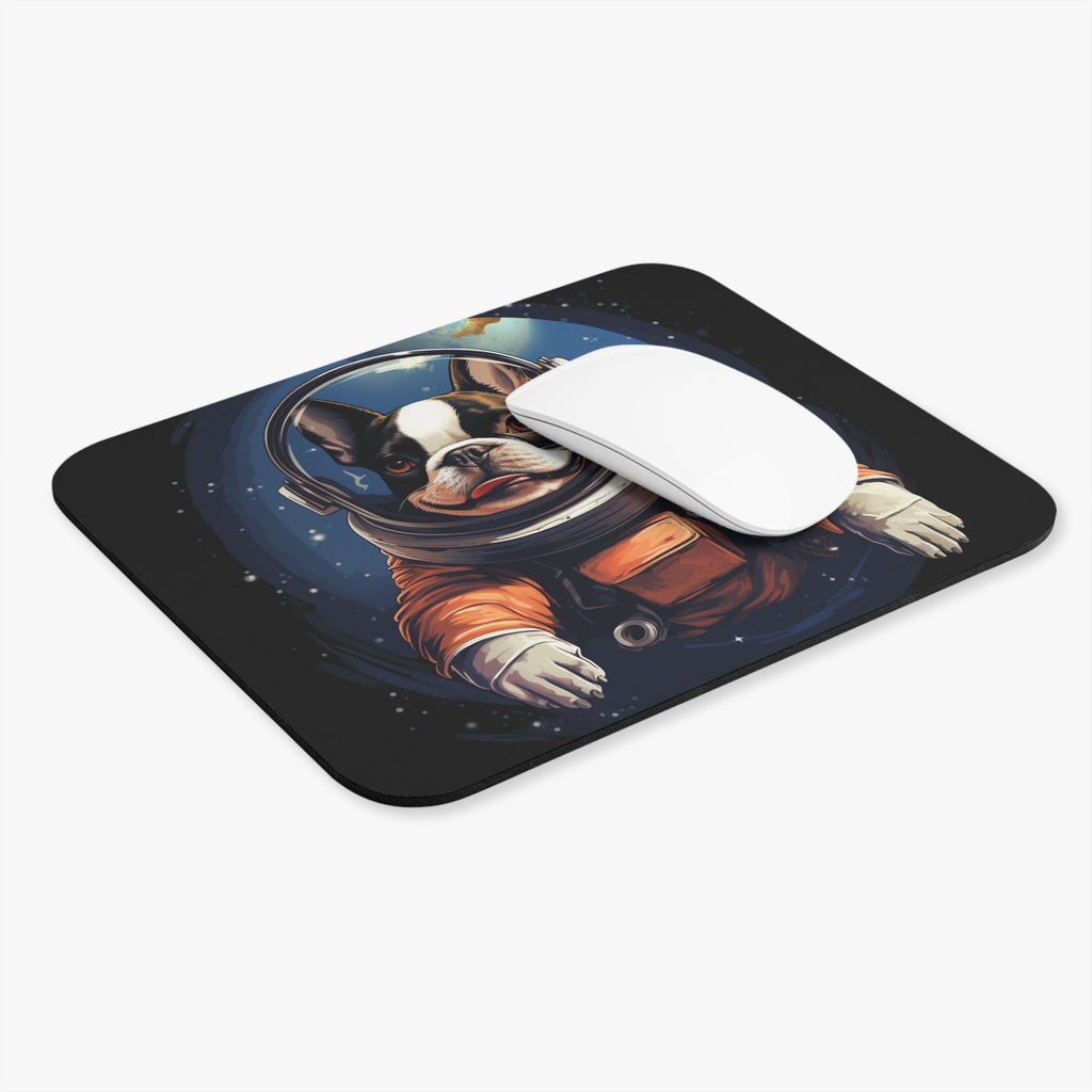 Astronaut Dog Mouse Pad - Space-Themed Pet Lover Gift