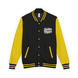 Boston Terrier Unisex Heavyweight Letterman Jacket - Stylish and Cozy