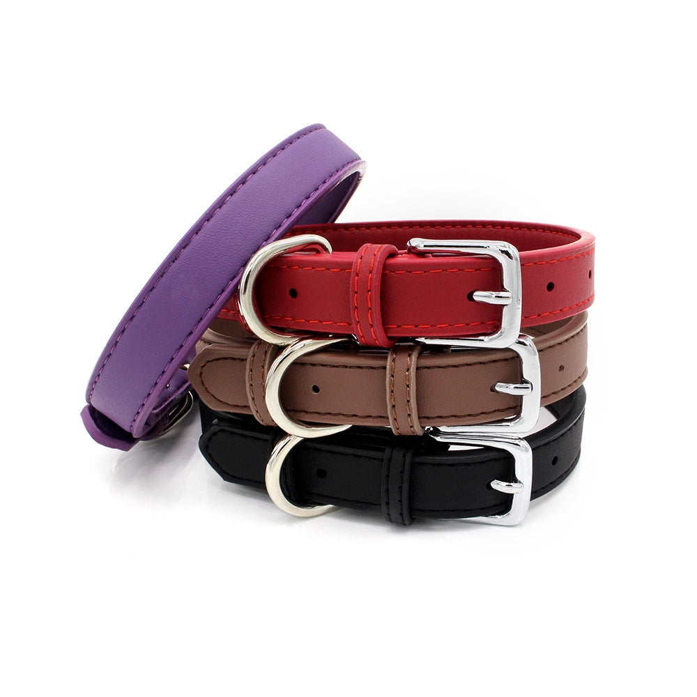Microfiber Leather Dog Collar