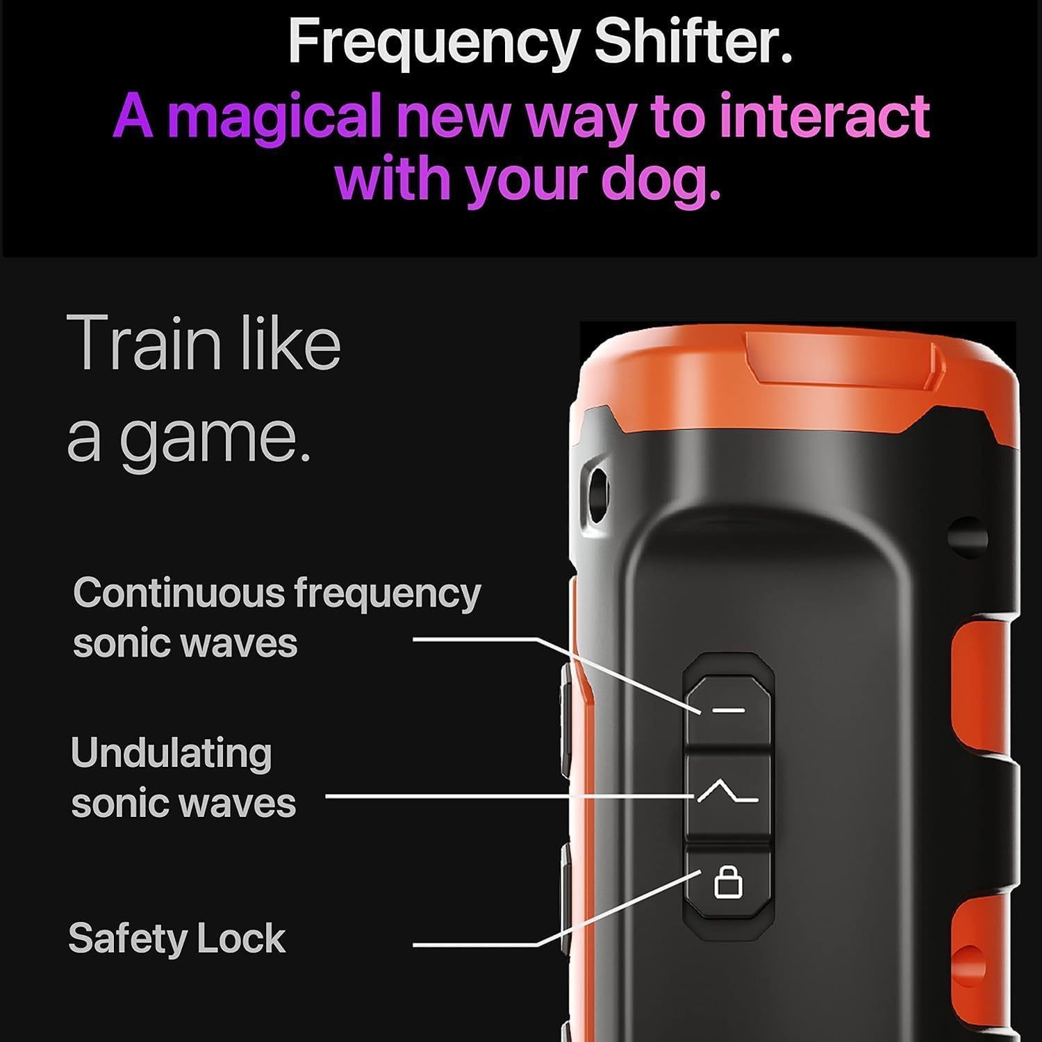 Dog Bark Deterrent Device Stops Bad Behavior, Professional Dog Training Tool, Anti Bark Device For Dogs, Emitters 50ft Range For Dog Training
