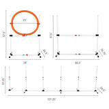 Dog Agility Equipment Set - Obstacle Course Training Exercises For Dogs (3PCS)