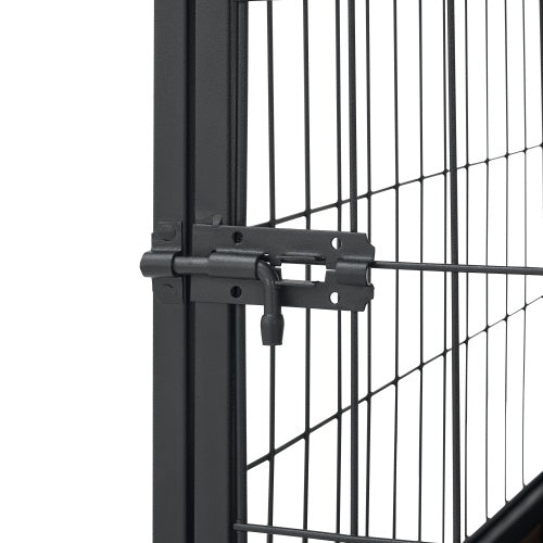 Furniture Dog Crate Double Door - Rustic Brown