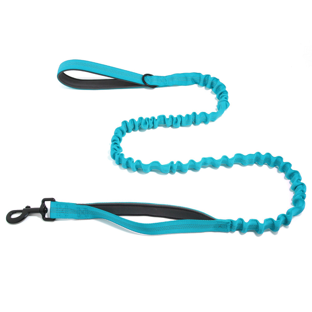 Dog Leash That Doesn't Choke The Handler . Light Blue