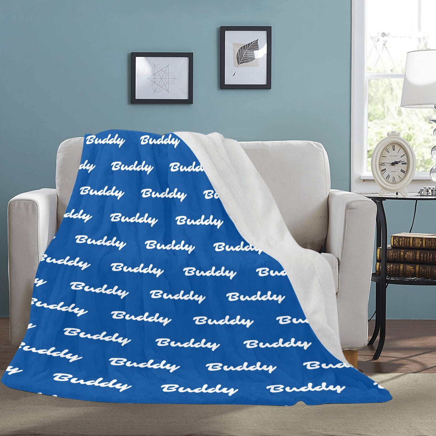 Custom Dog Name Ultra-Soft Micro Fleece Blanket .