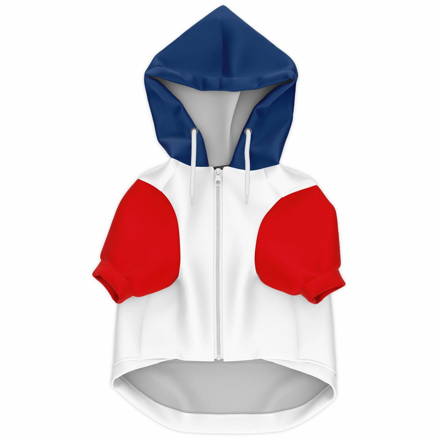 Boston Terrier American Flag Fashion Dog Zip-Up Hoodie – 4th of July Patriotic Dog Hoodie | USA 250th Birthday Hoodie .