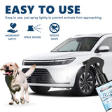 Car Tire Safety Dog Repellent Spray, Tire Protection Portable And Effective Animal Repellent