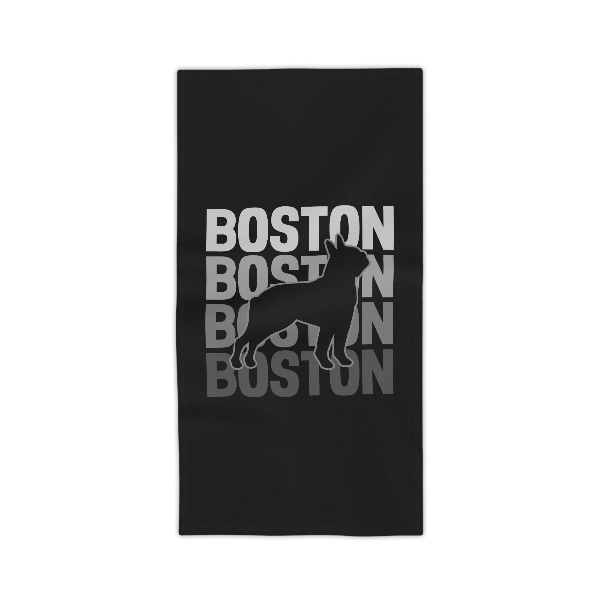 Boston Dog Lovers Beach Towel - Stylish Summer Accessory