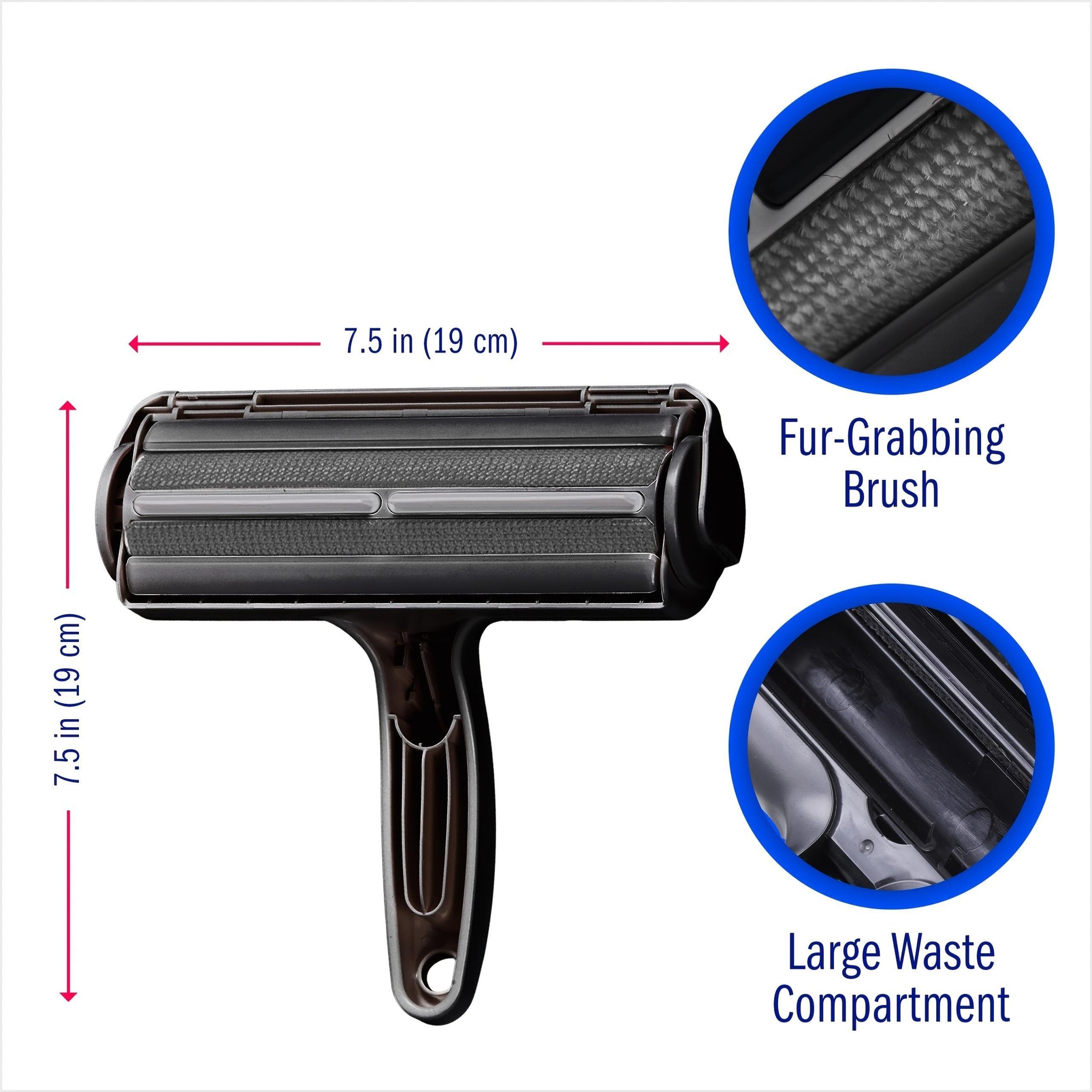 Pet Hair Remover With Reusable Sticky Applicator - Dog Hair Remover For Furniture, Sofas, Carpets, Clothing And Bedding