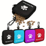 Polyester Portable Dog Treat Pouch With Zipper Closure