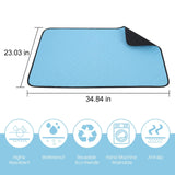 Washable Dog Urine Pad, Waterproof Toilet Training Mat For Dogs and Puppies - 2 Packs