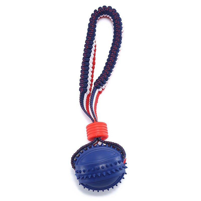 Dog Ball Toy With Elastic Rope Chewing Ball