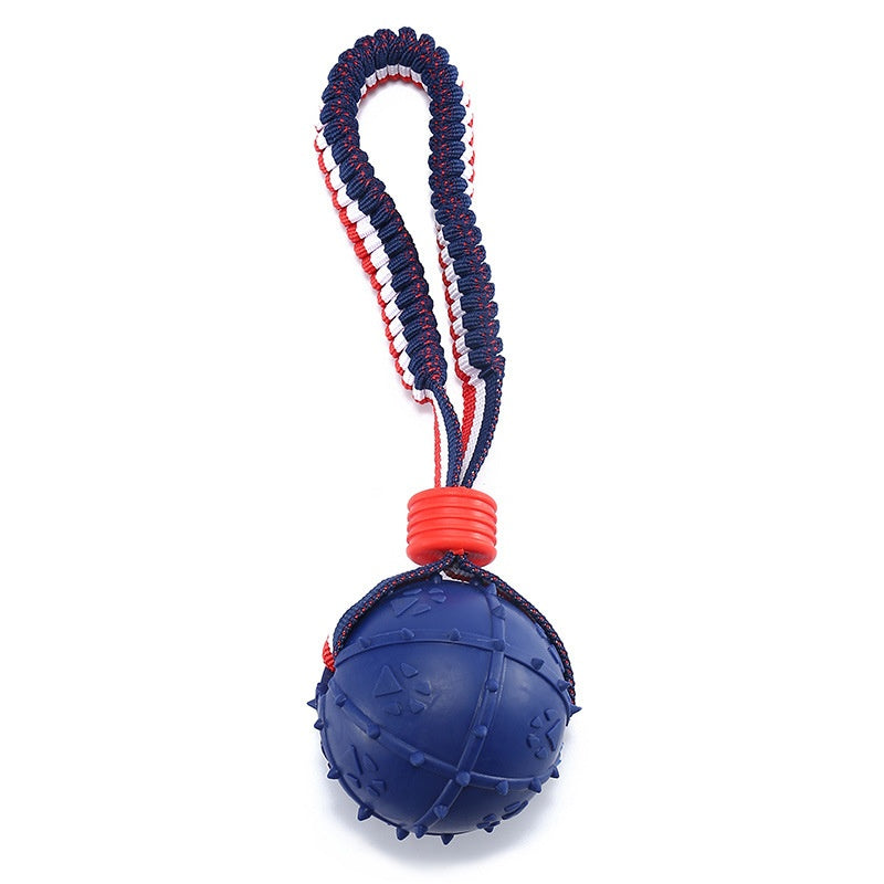 Dog Ball Toy With Elastic Rope Chewing Ball