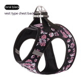 TrueLove Fashion Dog Harness With Velvro . Lotus Pond Moonlight
