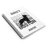 Personalized Boston Terrier Spiral Notebook - Perfect for Dog Lovers
