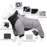 Small Medium-sized Dog Winter Snow Suit Full Body One-Piece