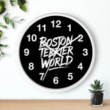 Boston Teixeira World Wall Clock - Urban Modern Decor for Home & Office