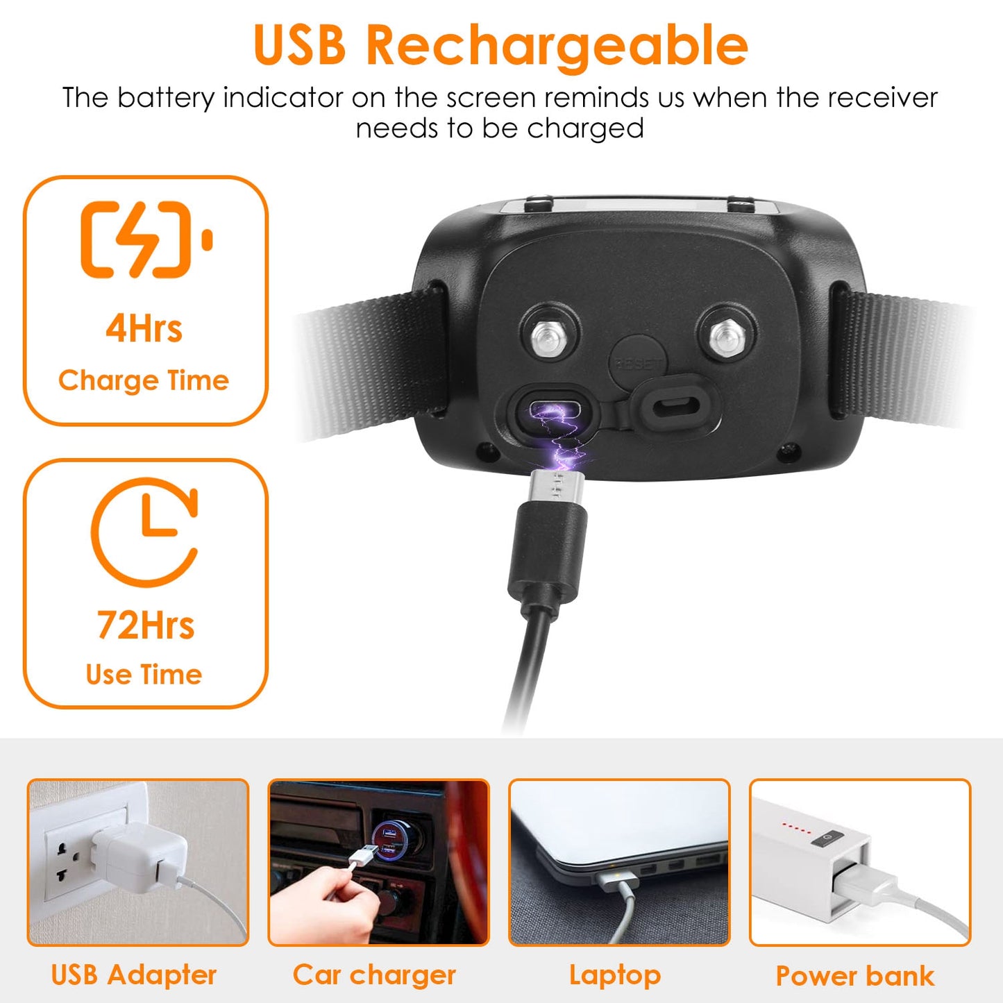 2-in-1 Wireless GPS Dog Fence & Tracker Collar – No Wires, Up to 2887FT Range (Waterproof) .