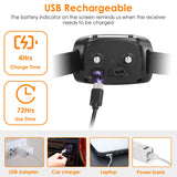 2-in-1 Wireless GPS Dog Fence & Tracker Collar – No Wires, Up to 2887FT Range (Waterproof) .