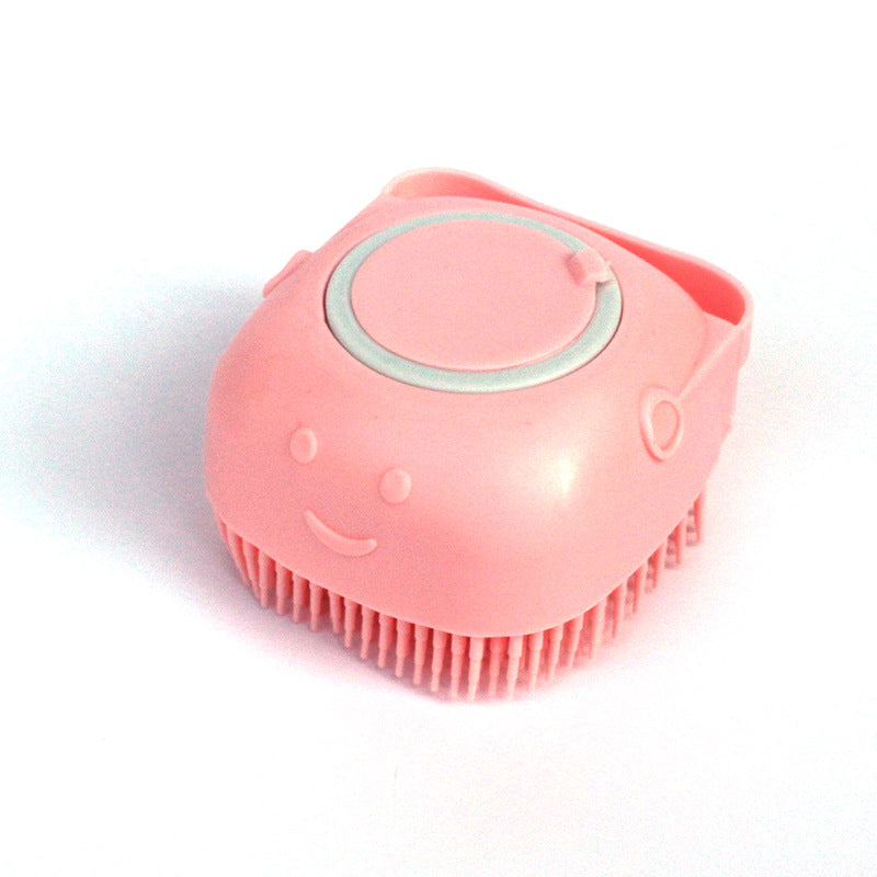 Dog Bath Massage Brush Dog Grooming Cleaning Tool Soft Silicone