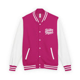 Boston Terrier Unisex Heavyweight Letterman Jacket - Stylish and Cozy