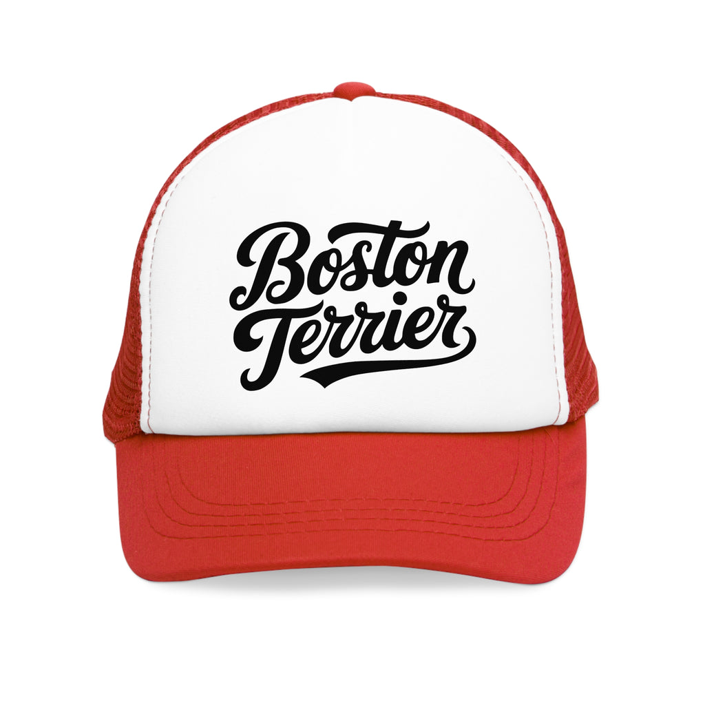 Boston Terrier Mesh Cap - Stylish Trucker Hat for Dog Lovers