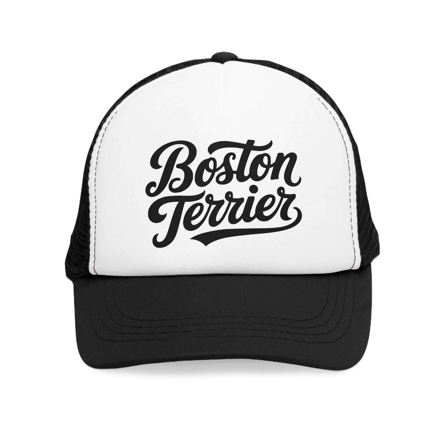 Boston Terrier Mesh Cap - Stylish Trucker Hat for Dog Lovers