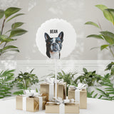 Custom Dog Birthday Balloon with Dog Photo and Name