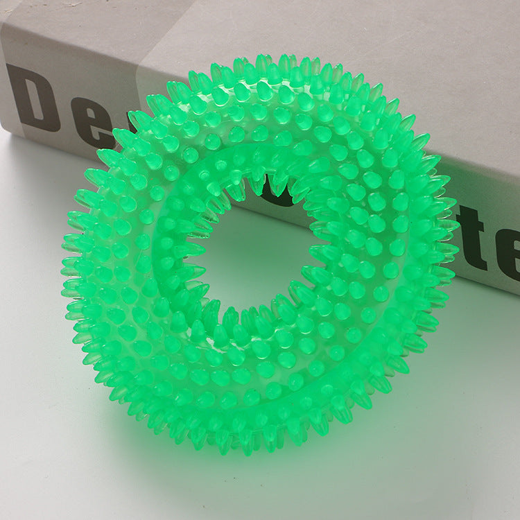 Spiky Dog Toys Balls Donuts