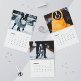 2026 Personalized Wall Calendar with Your Dog's Photos .