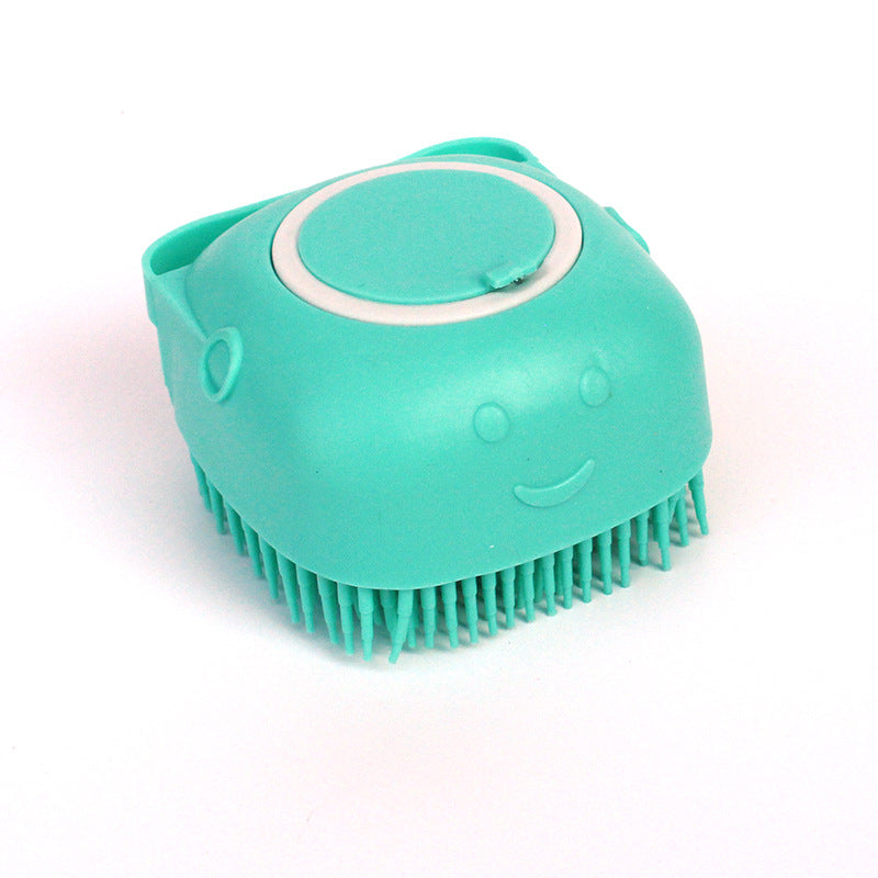 Dog Bath Massage Brush Dog Grooming Cleaning Tool Soft Silicone