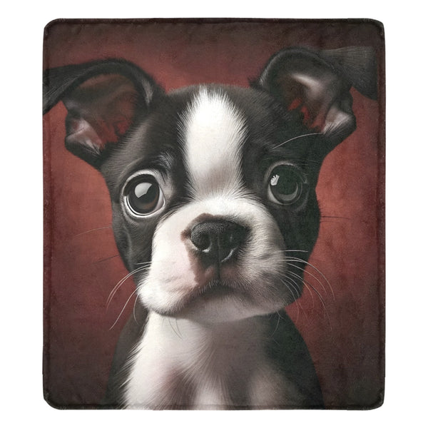 Boston Terrier Puppy Blankets