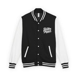 Boston Terrier Unisex Heavyweight Letterman Jacket - Stylish and Cozy