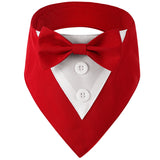 Dog Tuxedo Bow Tie Suit Bandana Triangular Binder