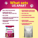 Dog UTI Treatment Cranberry Supplement Bladder Control Urinary Tract Infection Incontinence Pill Bladder Stones UTI Medicine Treats 70 Soft Chews For Kidney Support With Fish Oil