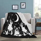 Midnight Boston Terrier Celestial Ultra-Soft Micro Fleece Blanket