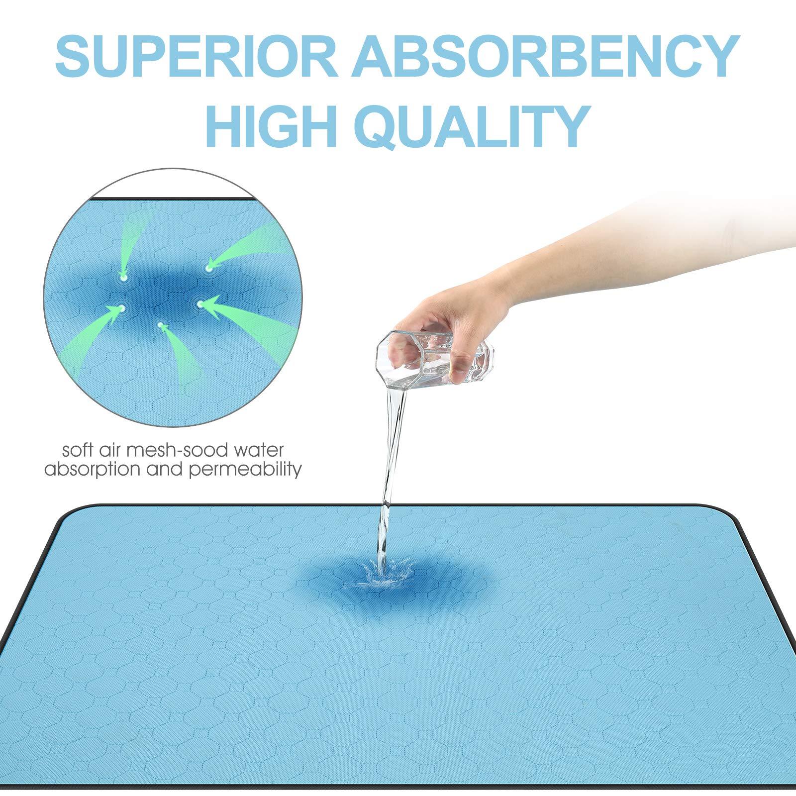 Washable Dog Urine Pad, Waterproof Toilet Training Mat For Dogs and Puppies - 2 Packs