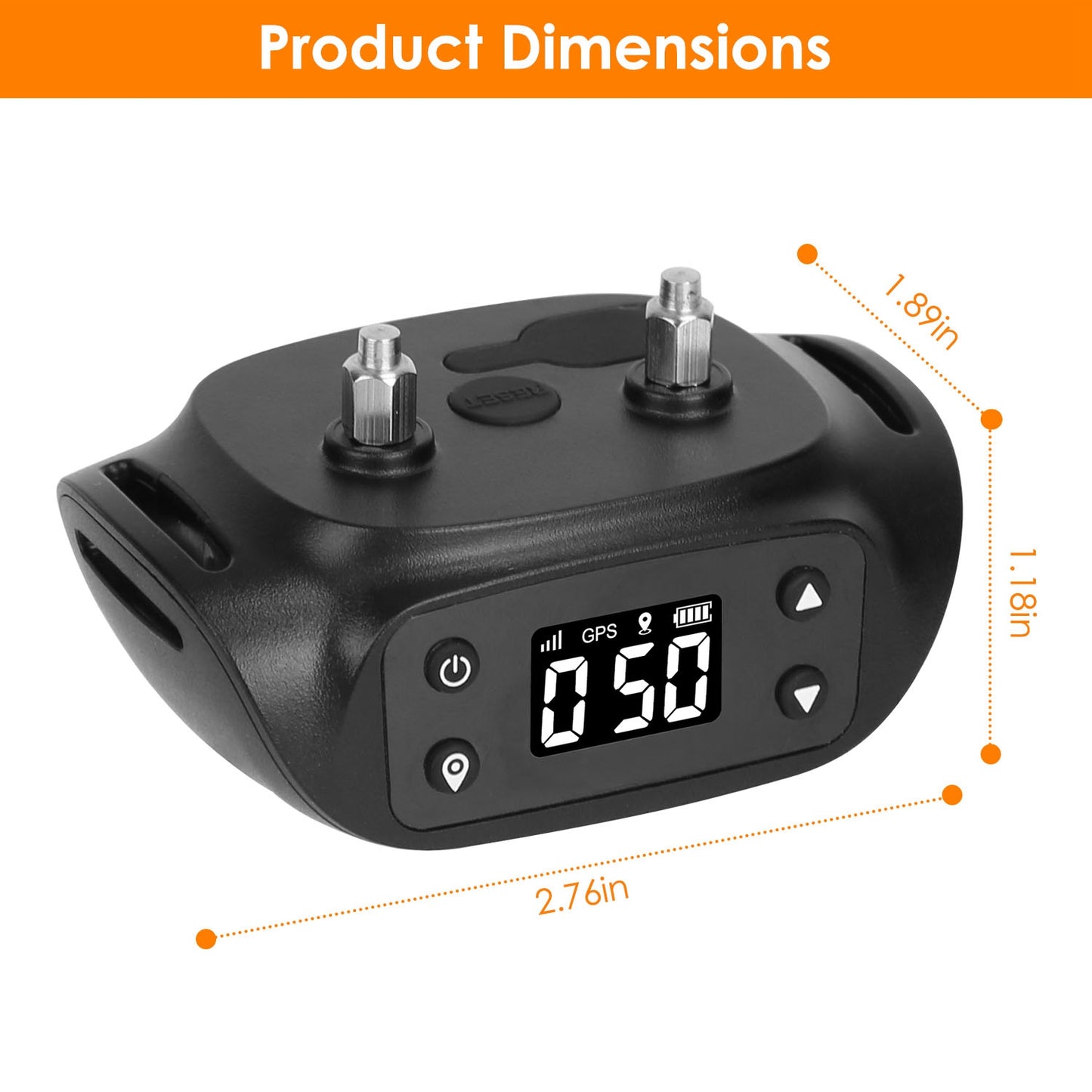 2-in-1 Wireless GPS Dog Fence & Tracker Collar – No Wires, Up to 2887FT Range (Waterproof) .