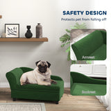 Pet Sofa Bed Couch With Storage - Green