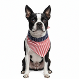 Reversible American Flag Dog Bandana