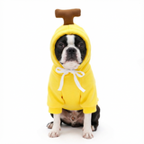 Banana Fruit Dog Hoodie .